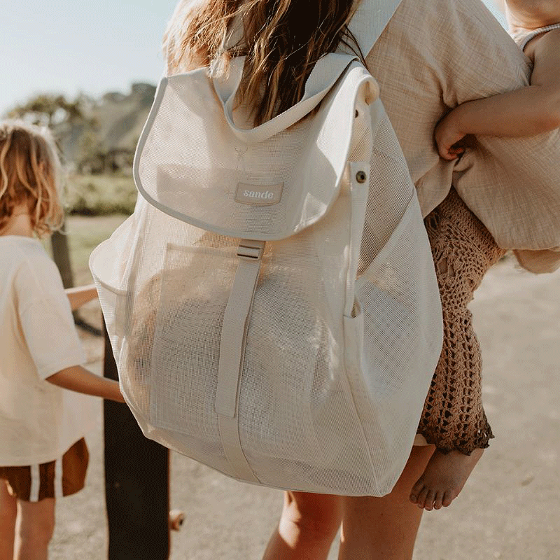 Sande - Beach Hauler™ Mesh Backpack Sand