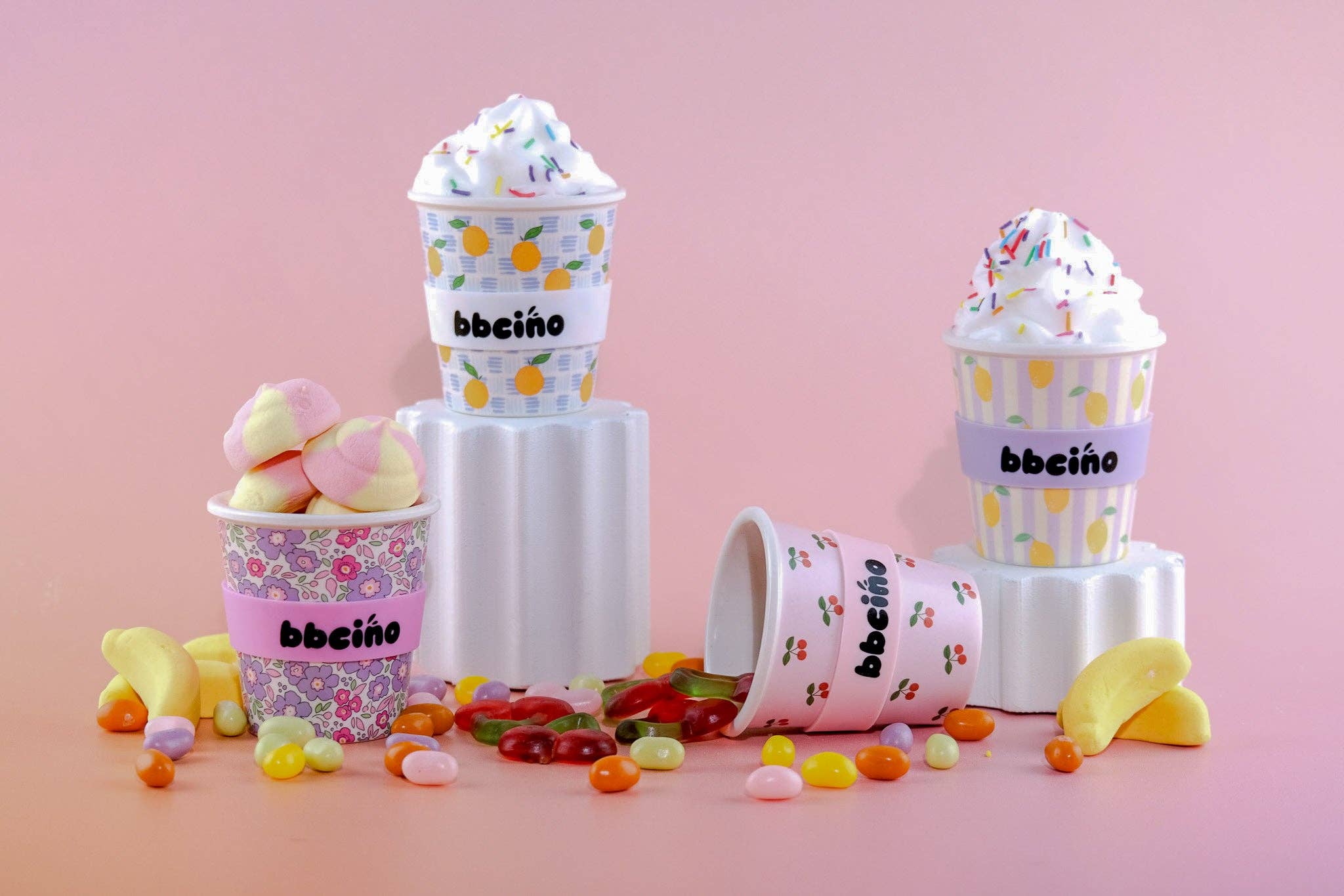 BBcino - Reusable Babycino Cup 120ml Bloom
