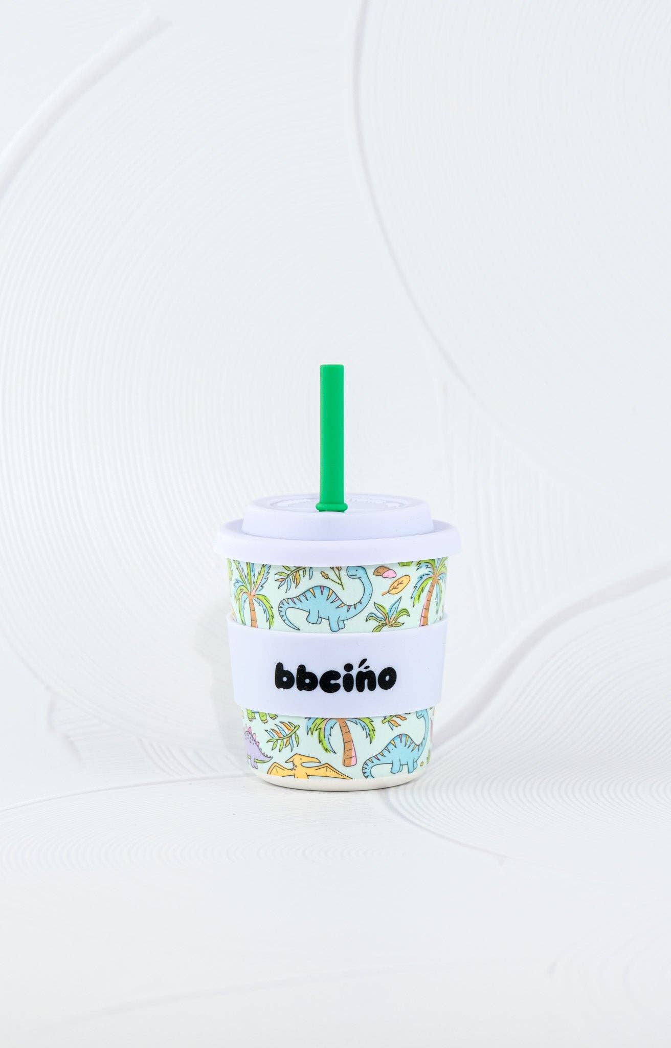 BBcino - Reusable Babycino Cup 240ml Sip-a-Saurus