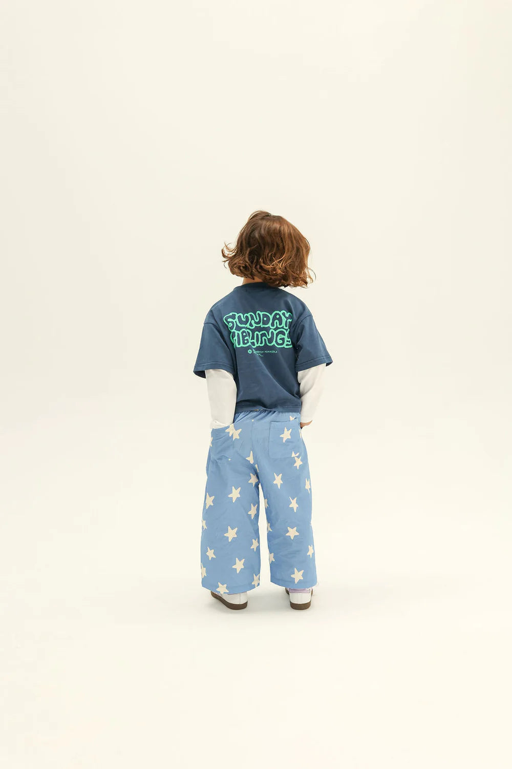 Sunday Siblings - Party Layers Tee Navy - Size NB-1Y
