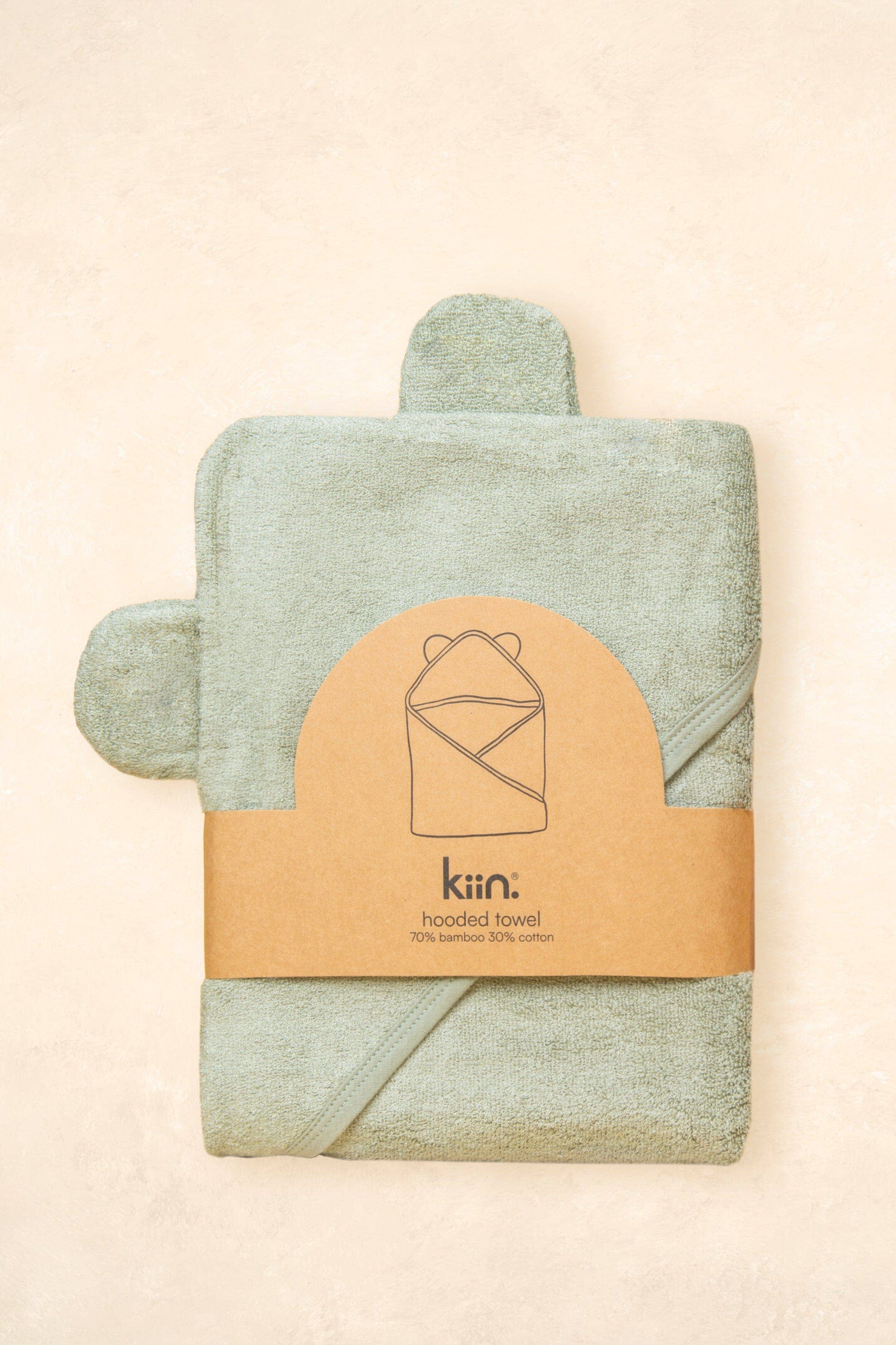 Kiin Baby - Hooded Towel Ivory