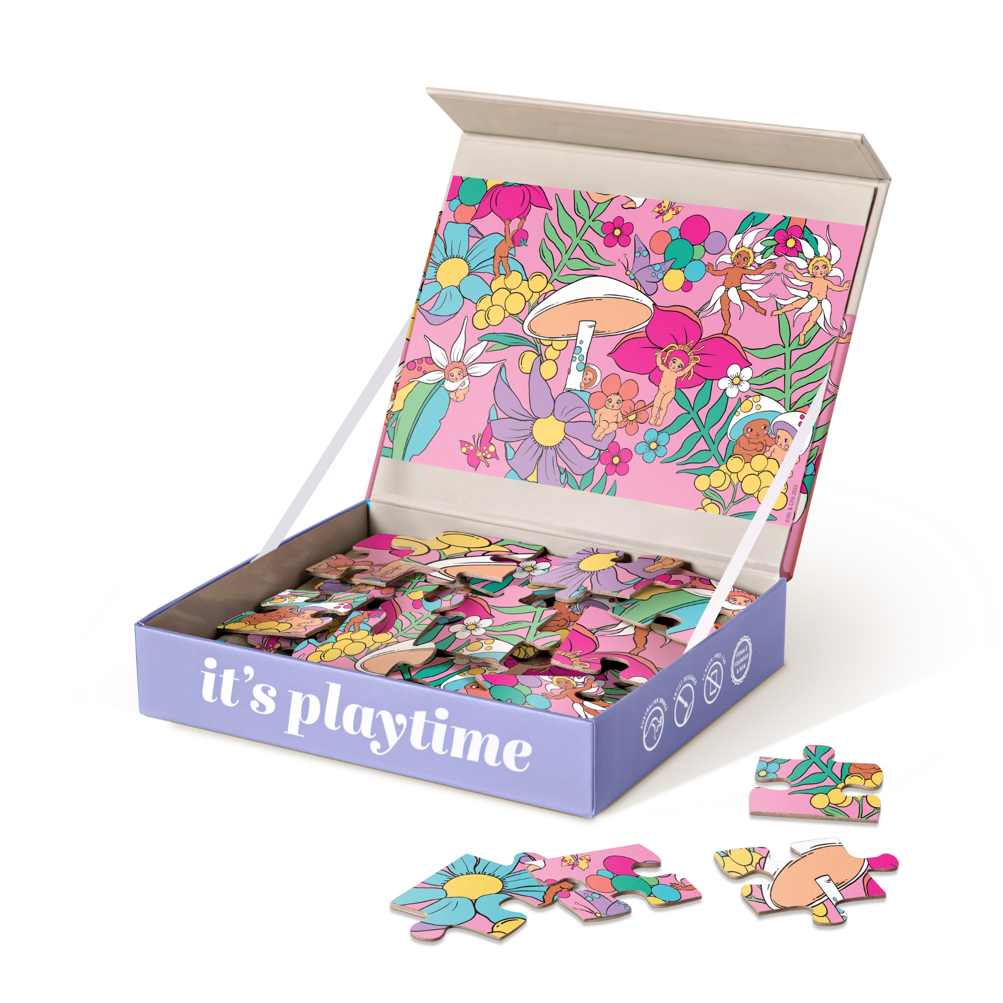 Journey Of Something - 24 Piece Kids Puzzle Garden Party