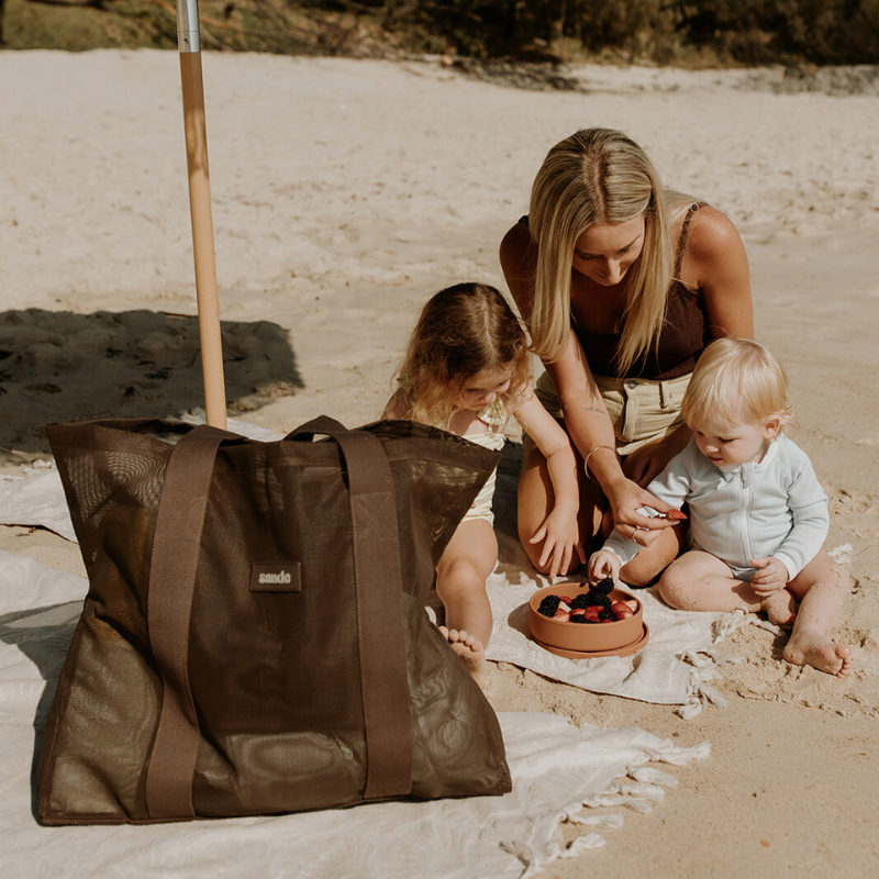 Sande - Beach Hauler™ Mini Beach Bag Espresso