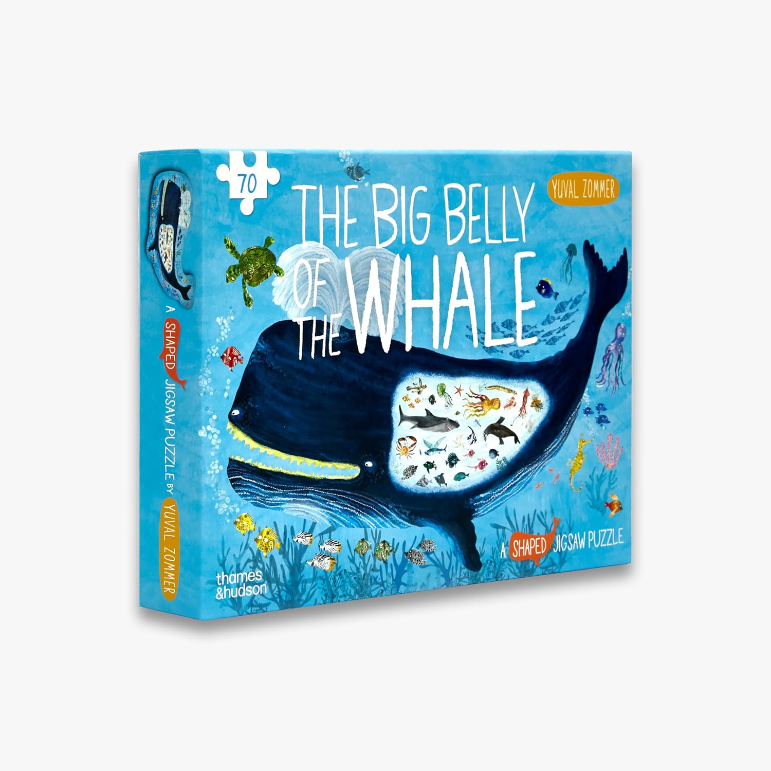 Yuval Zommer's Big Belly of The Whale: A Shaped Jigsaw Puzzle