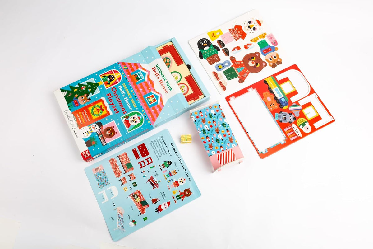 Decorate Your Doll's House: Christmas Playset