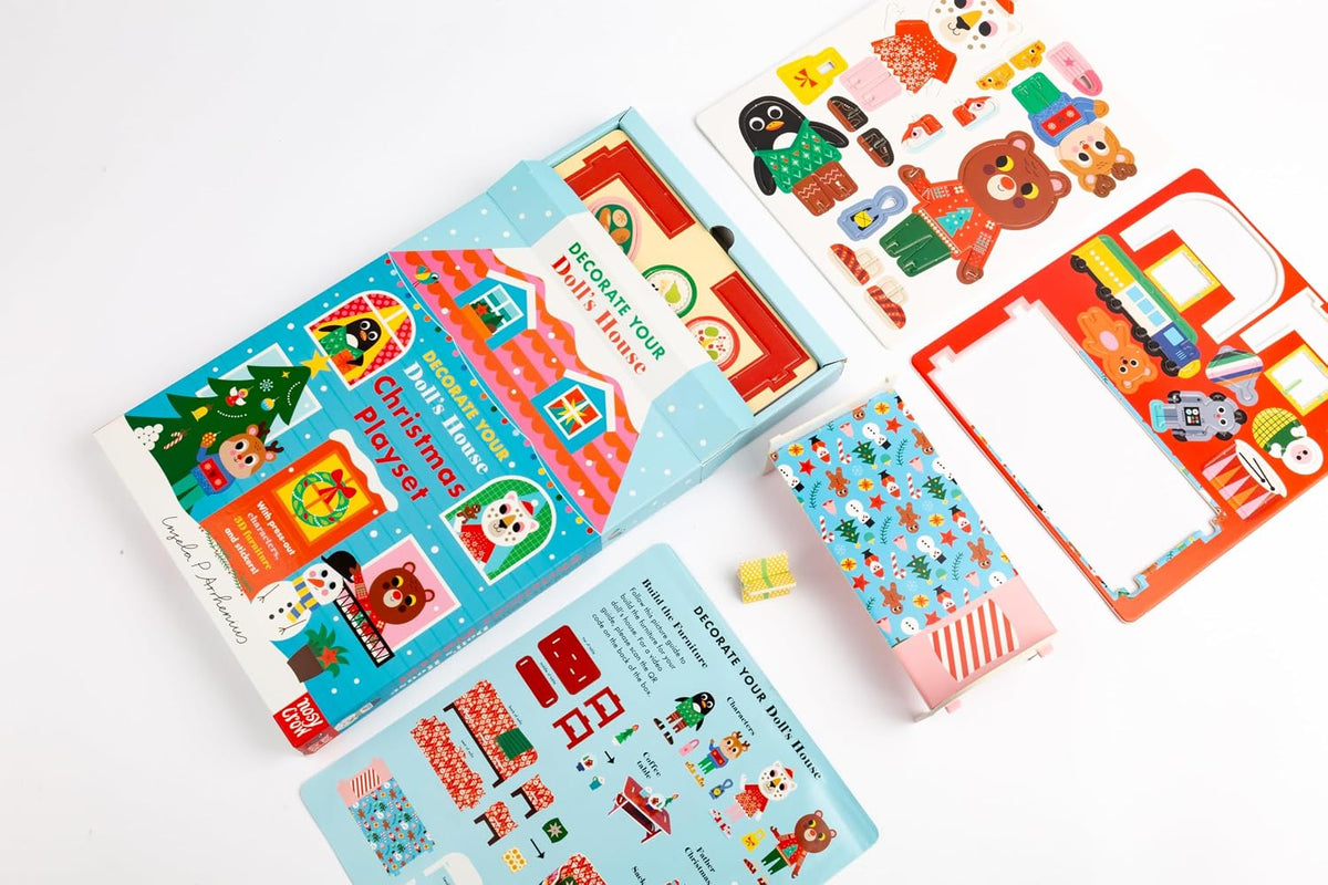 Decorate Your Doll's House: Christmas Playset