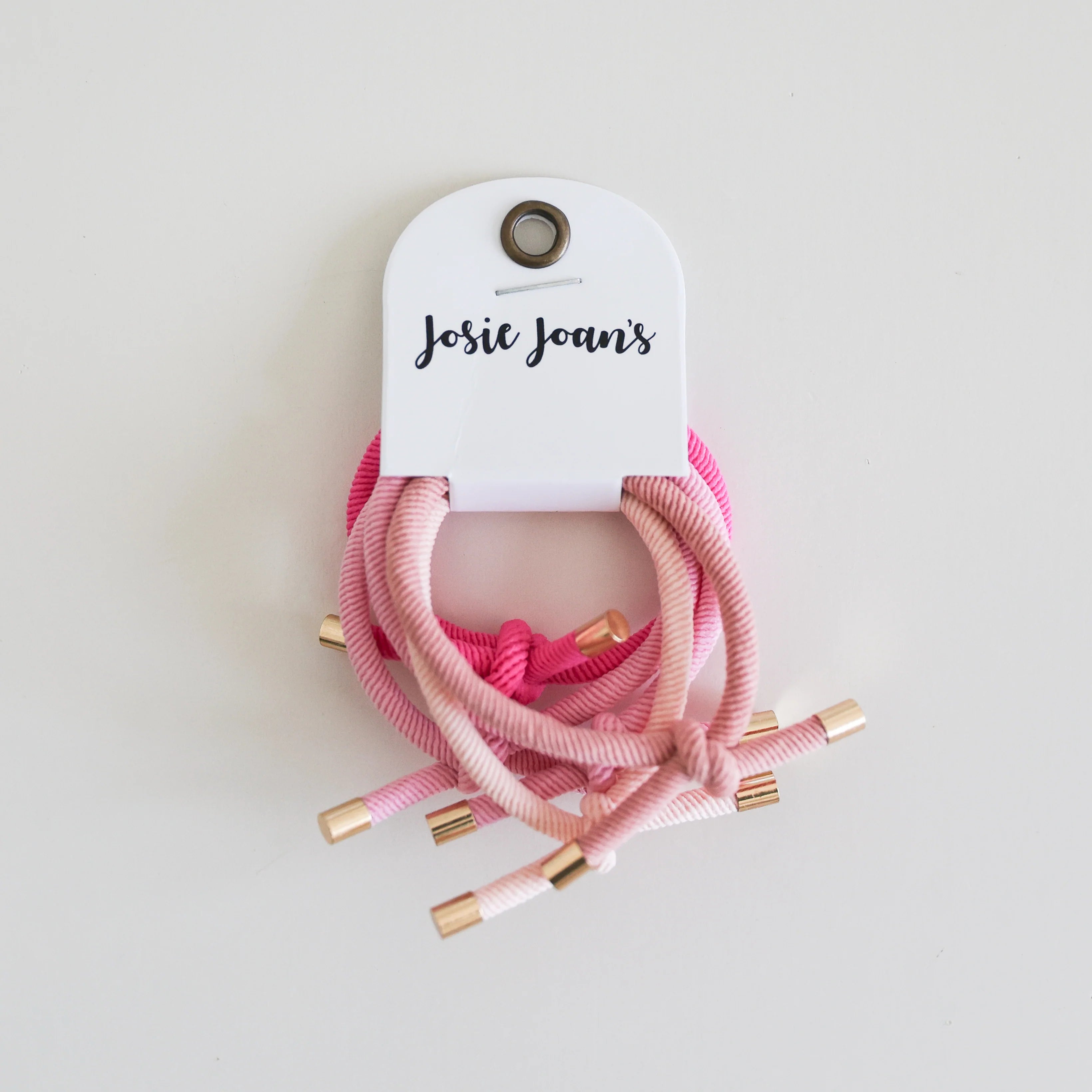 Josie Joan's - Pandora Pink Hair Tie Essentials (Set of 5)