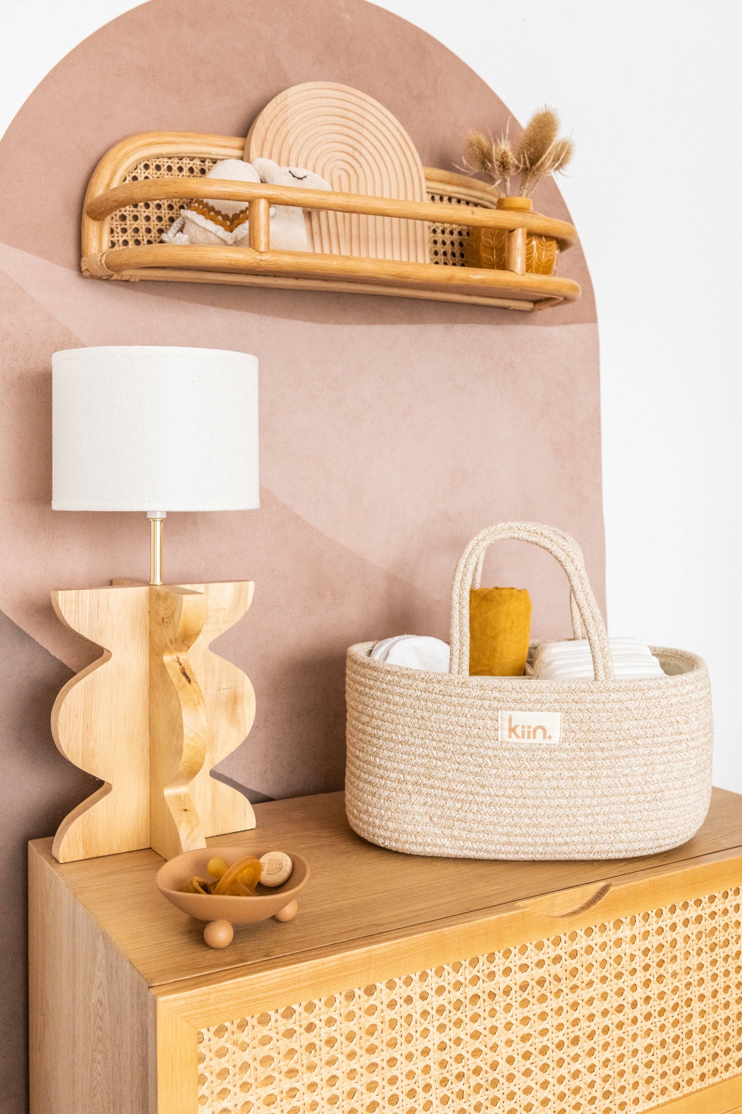 Kiin Baby - Cotton Rope Nappy Caddy Organiser