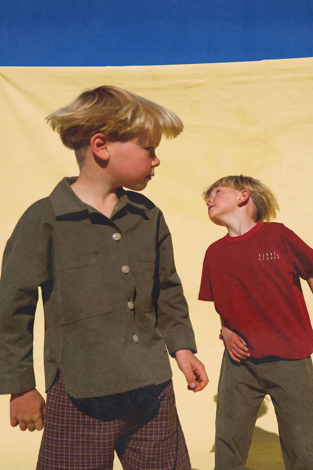 Little The Label - The Sunny Shirt Jacket Khaki