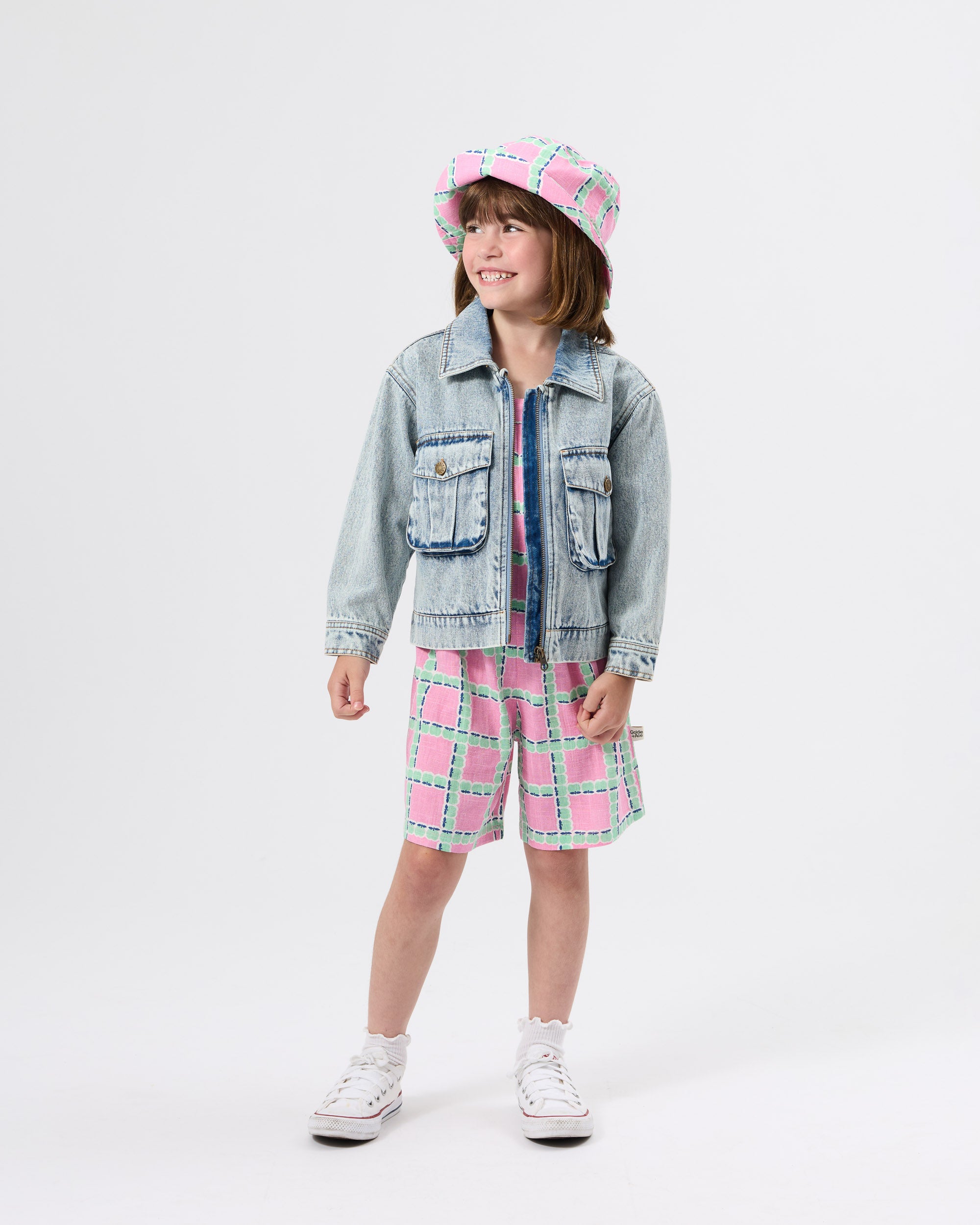 Goldie + Ace - Apple Check Jumpsuit