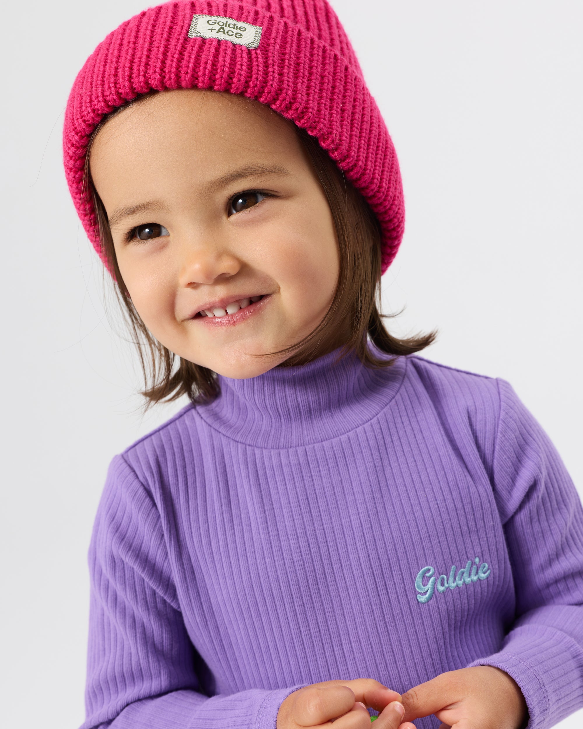 Goldie + Ace - Wool Beanie Pink