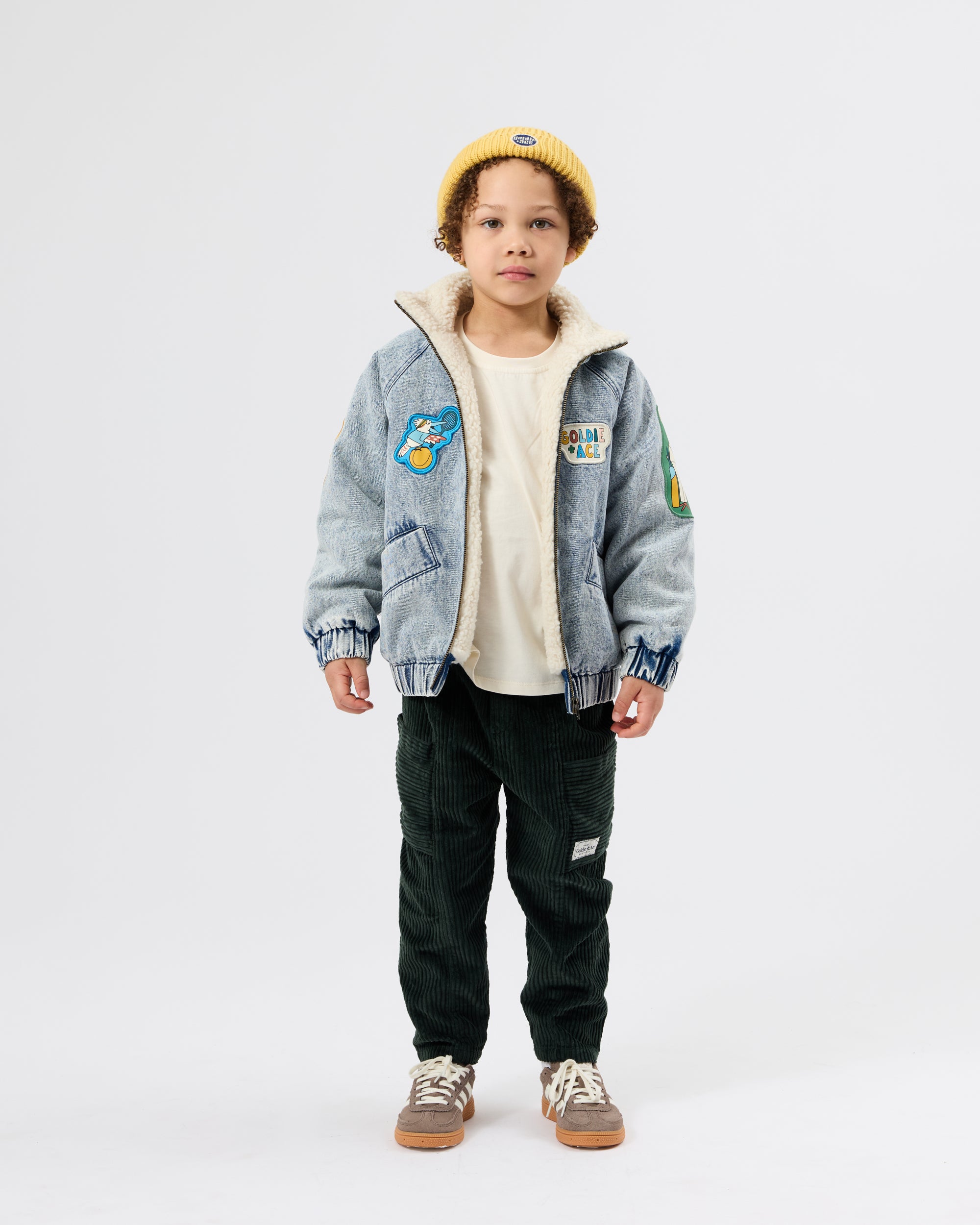 Goldie + Ace - Kit Corduroy Pocket Pant Navy