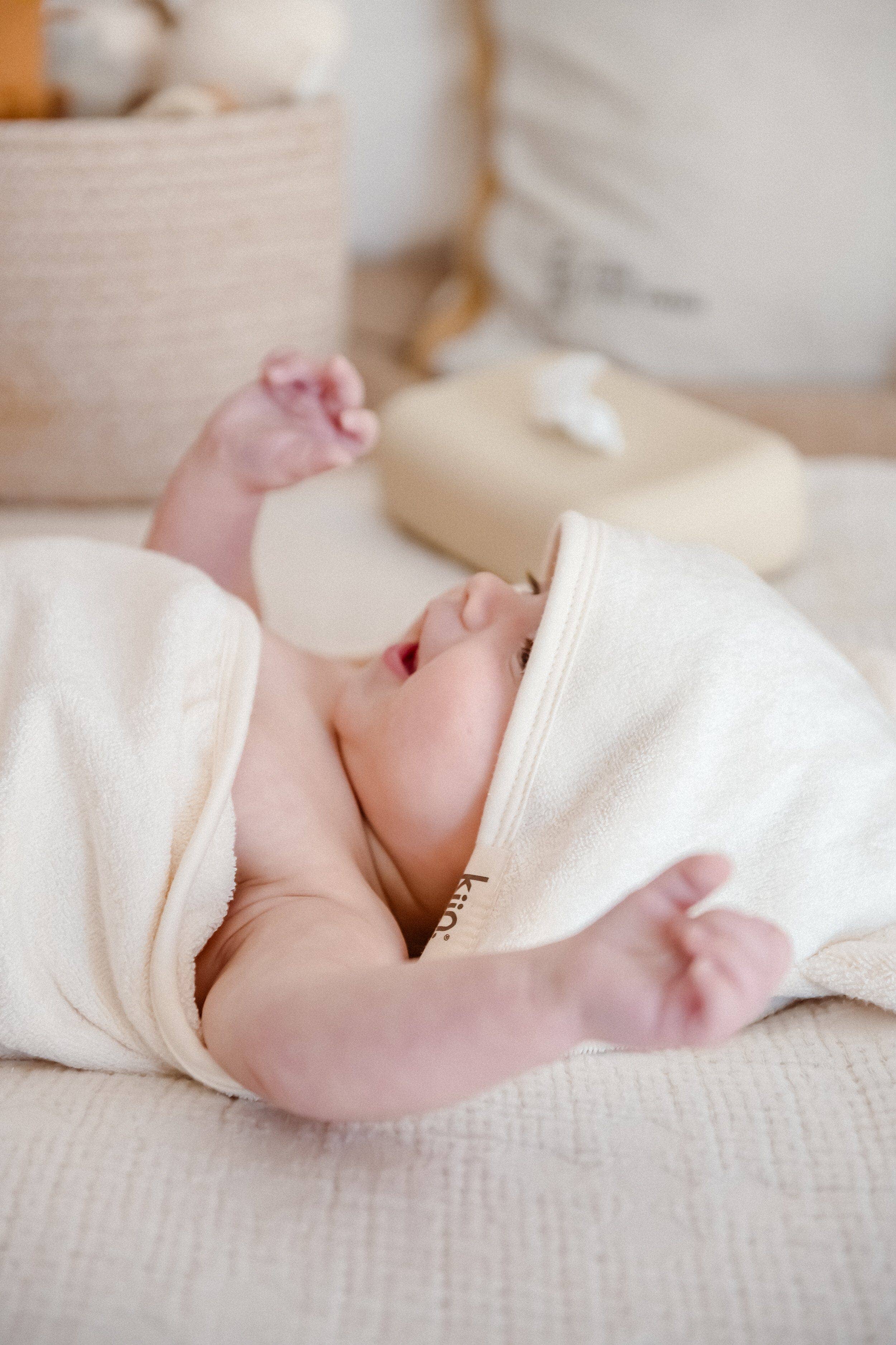 Kiin Baby - Hooded Towel Ivory