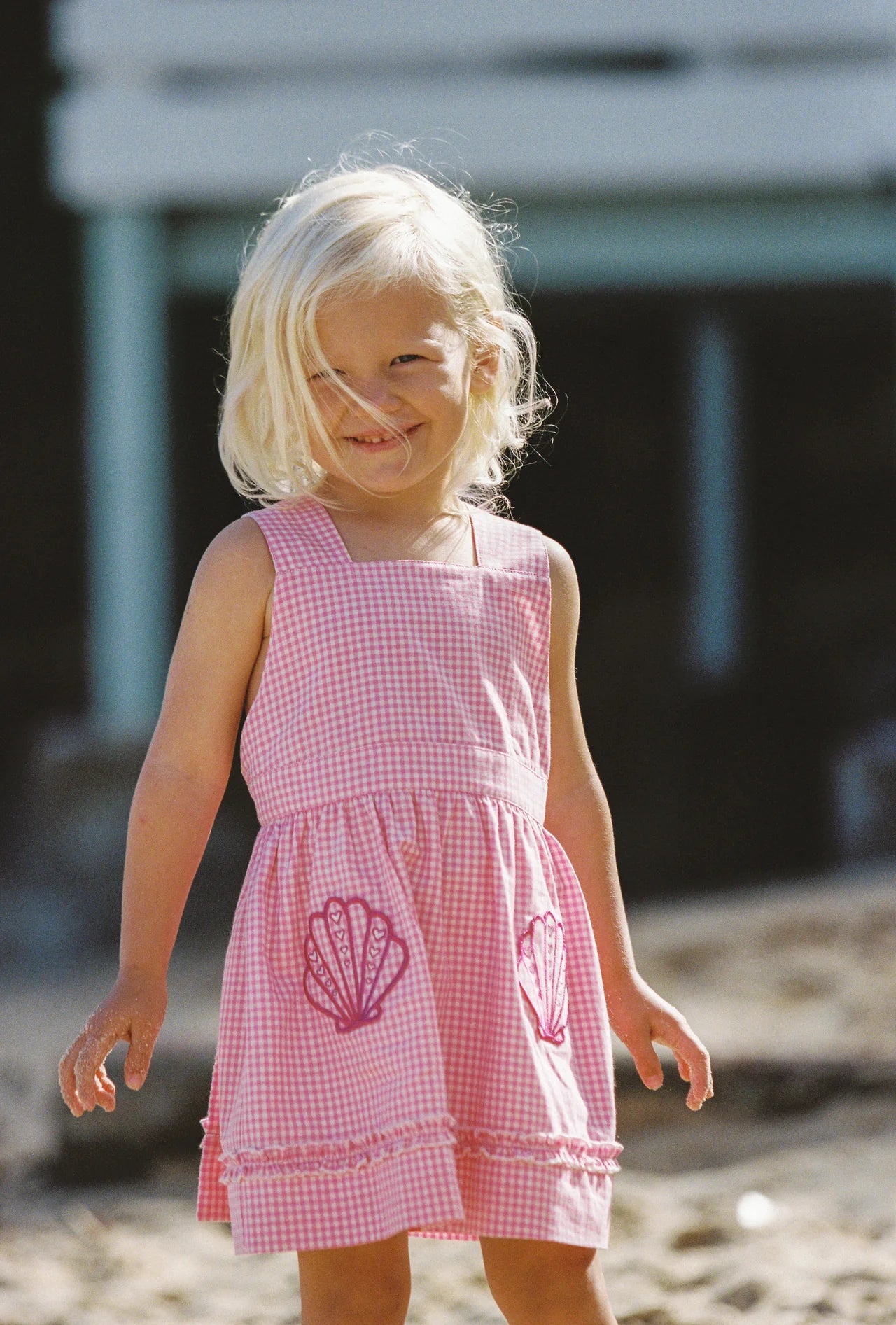 JUNI JNR - Coco Dress Strawberry Gingham