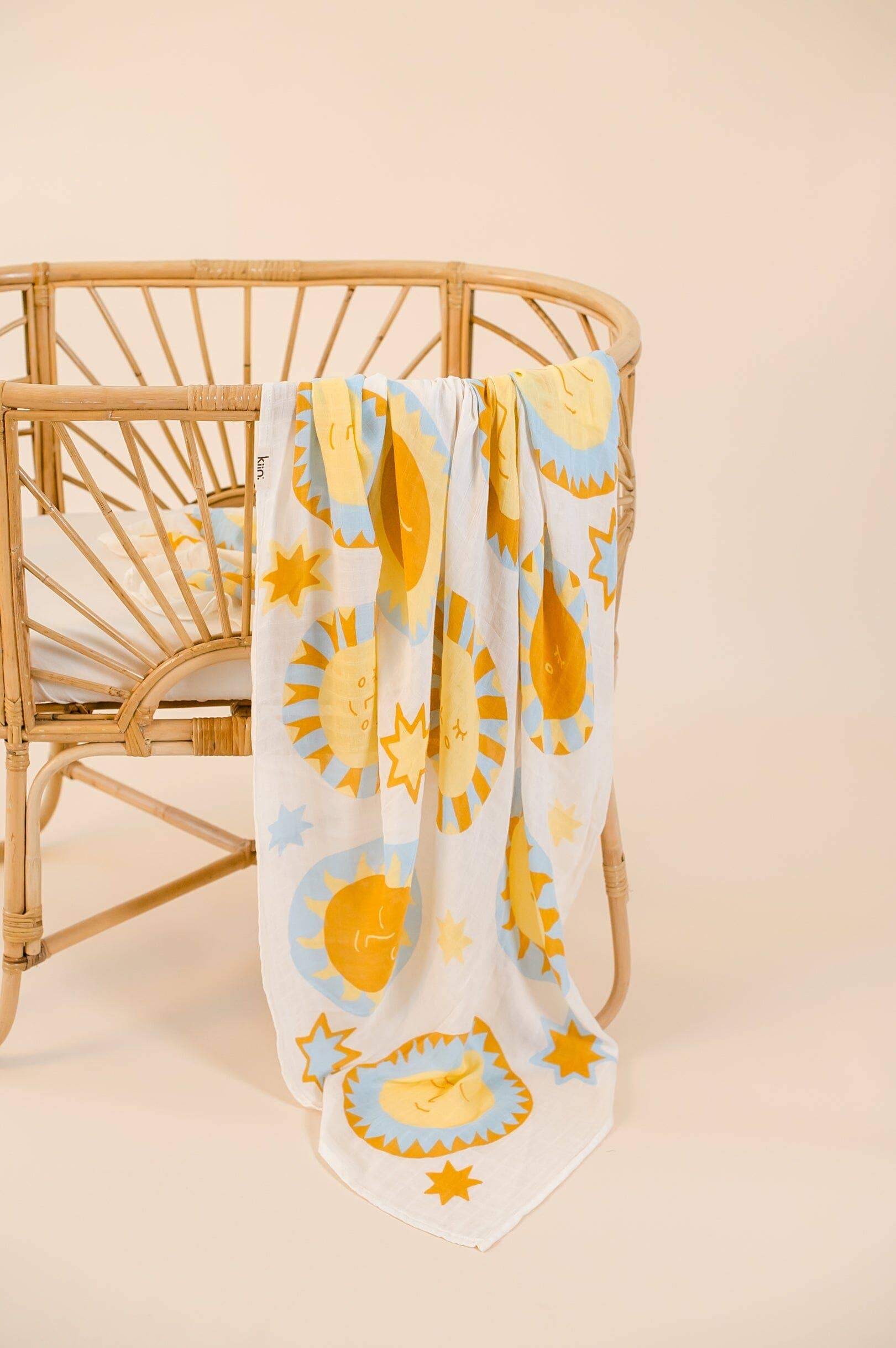 Kiin Baby - Organic Muslin Swaddle - Sunny Day (Limited Edition)