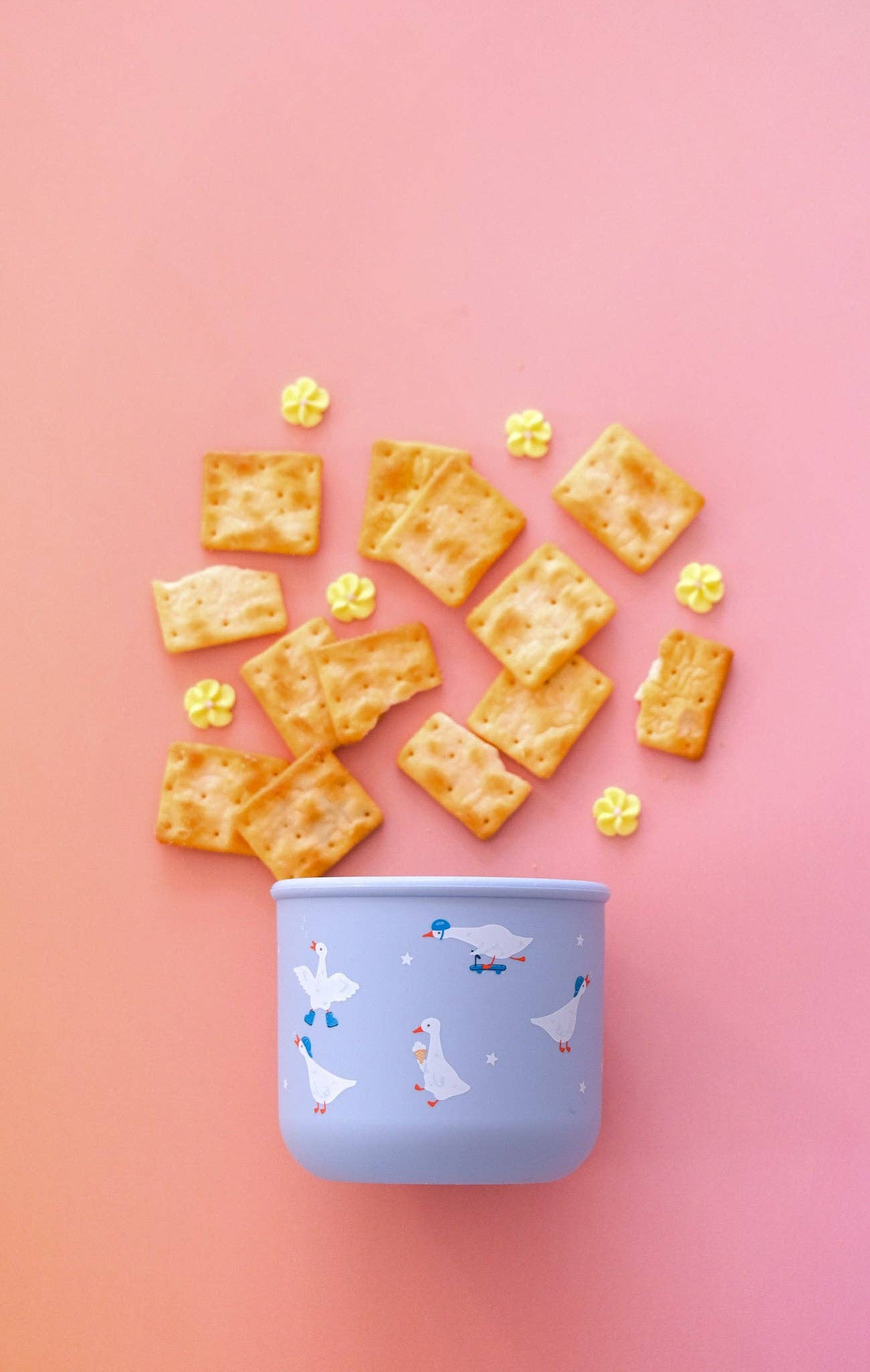 BBcino - Reusable Silicone Snack Pot Silly Goose