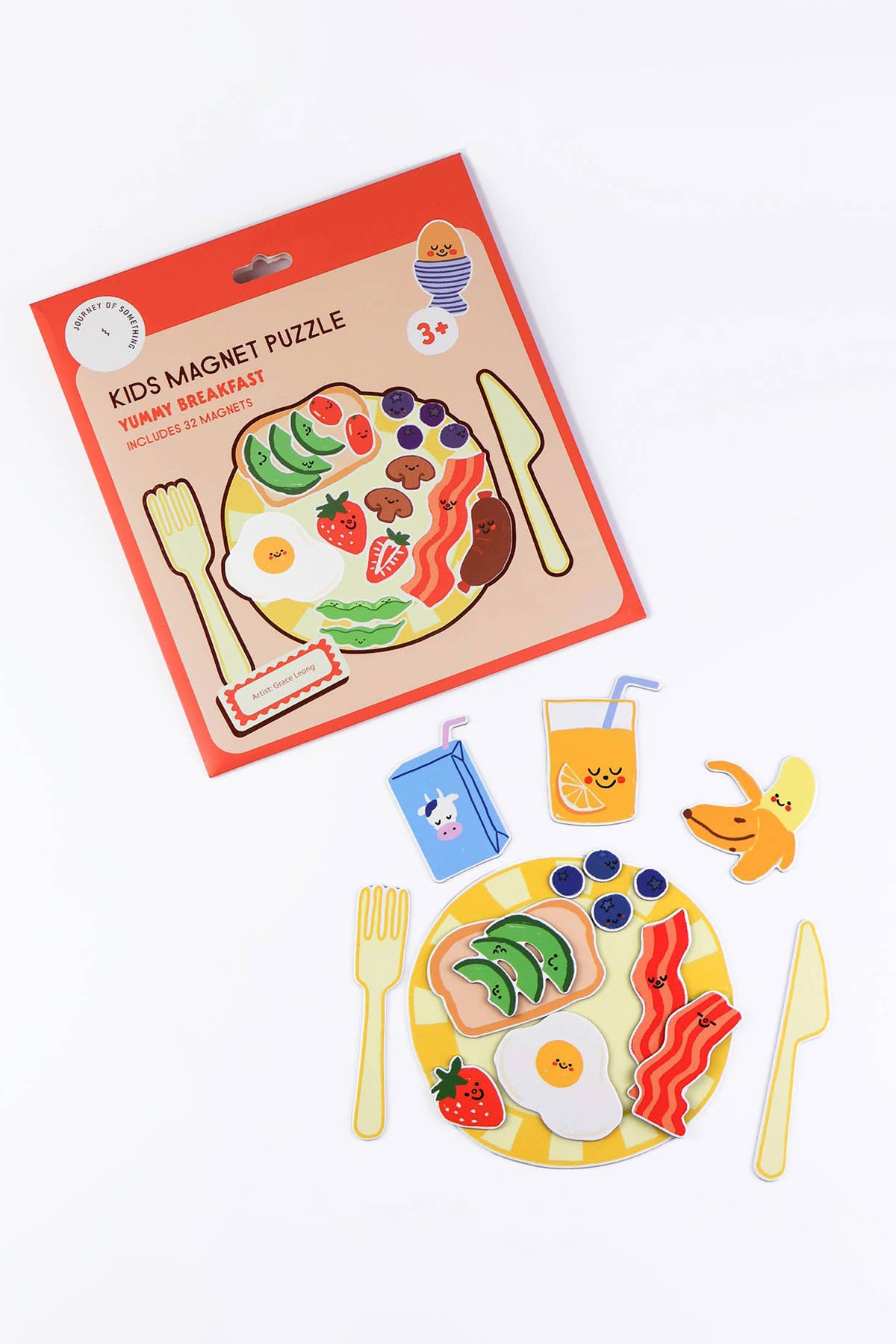 Journey of Something - Yummy Breakfast Kids Magnet Puzzle