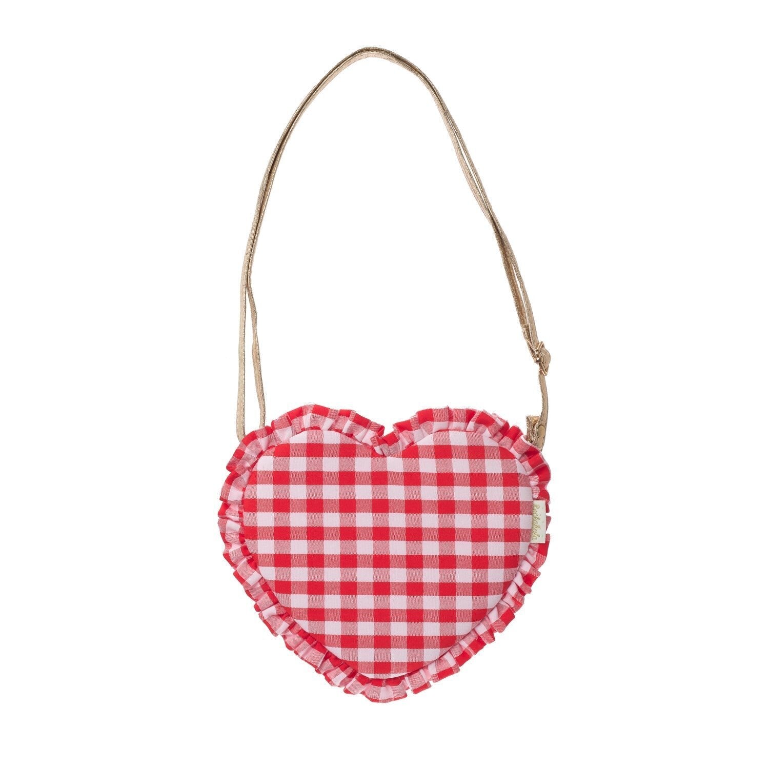 Rockahula - Gingham Ruffle Love Heart Bag