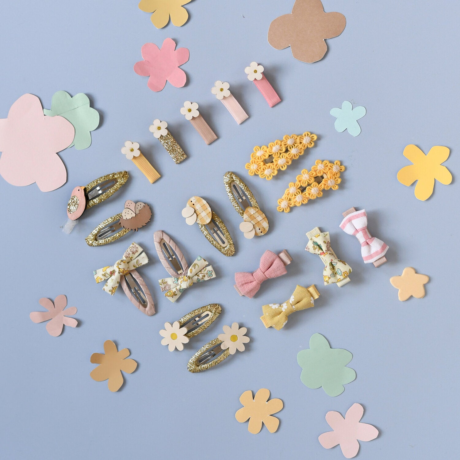 Rockahula - Petal Mini Bow Clip Set