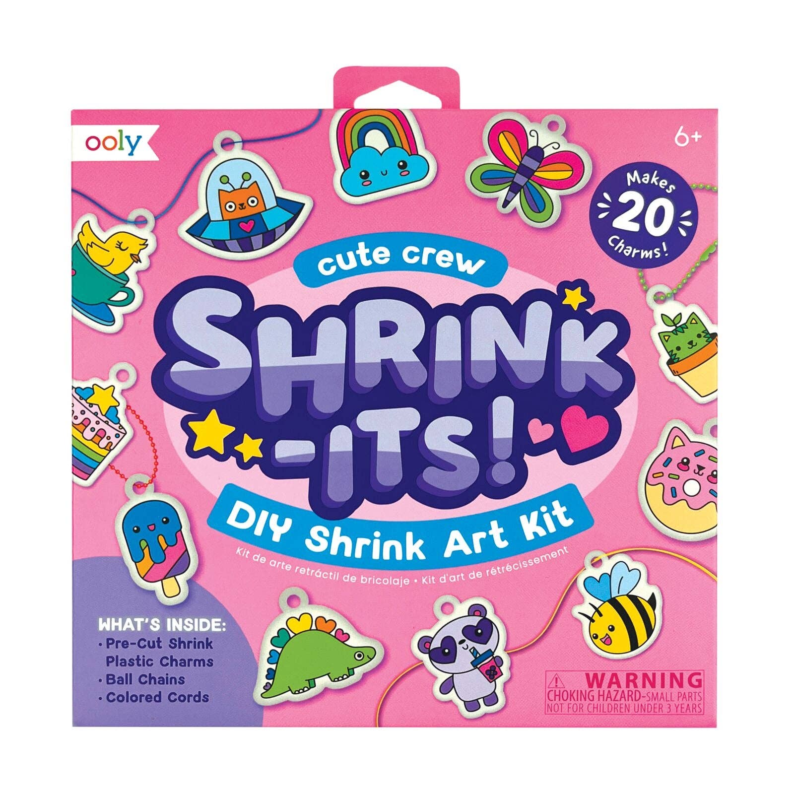 The OOLY cute crew DIY shrink art kit.