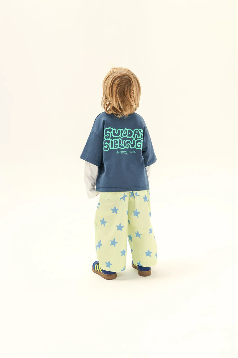 Sunday Siblings - Party Layers Tee Navy - Size NB-1Y