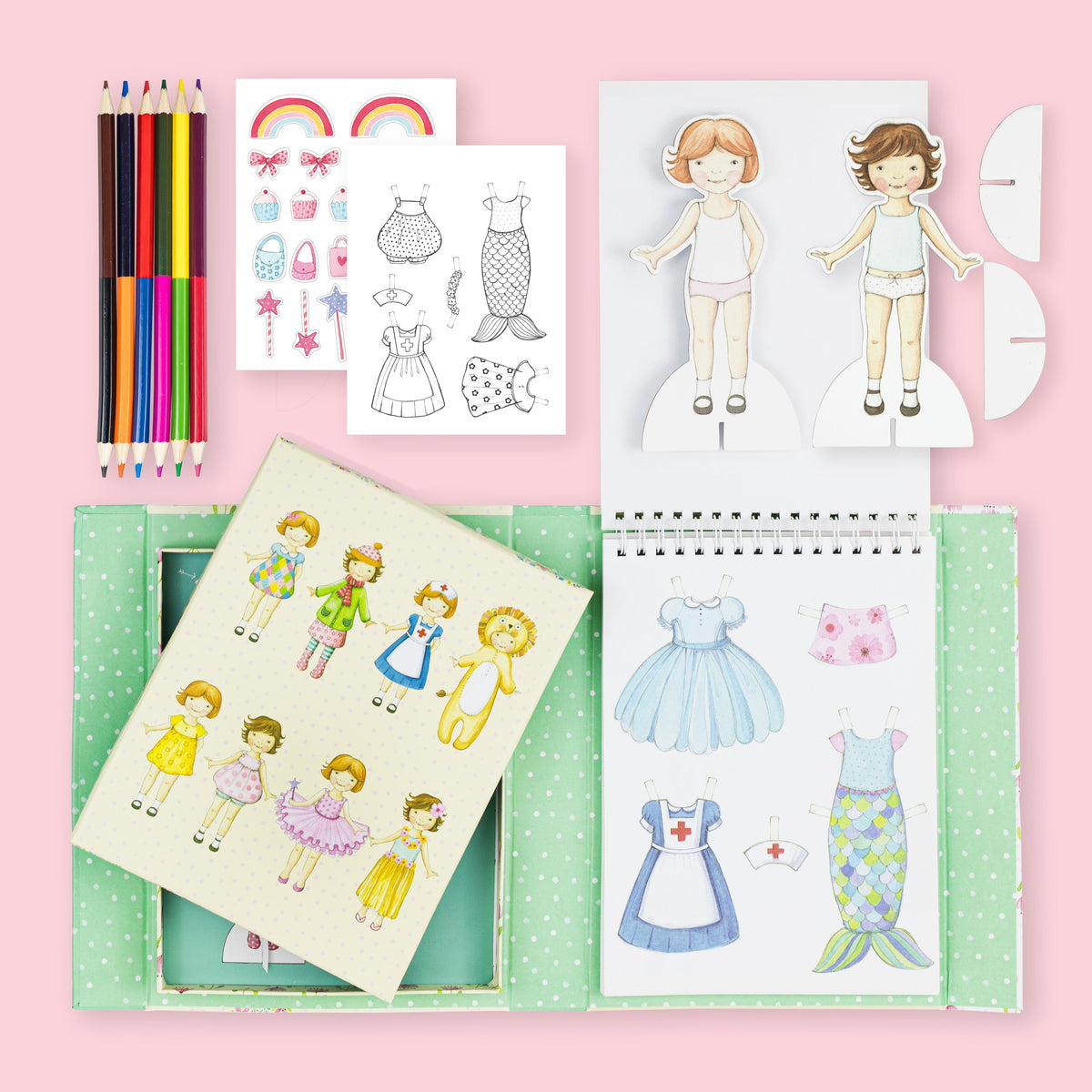 Tiger Tribe - Paper Dolls Kit Vintage