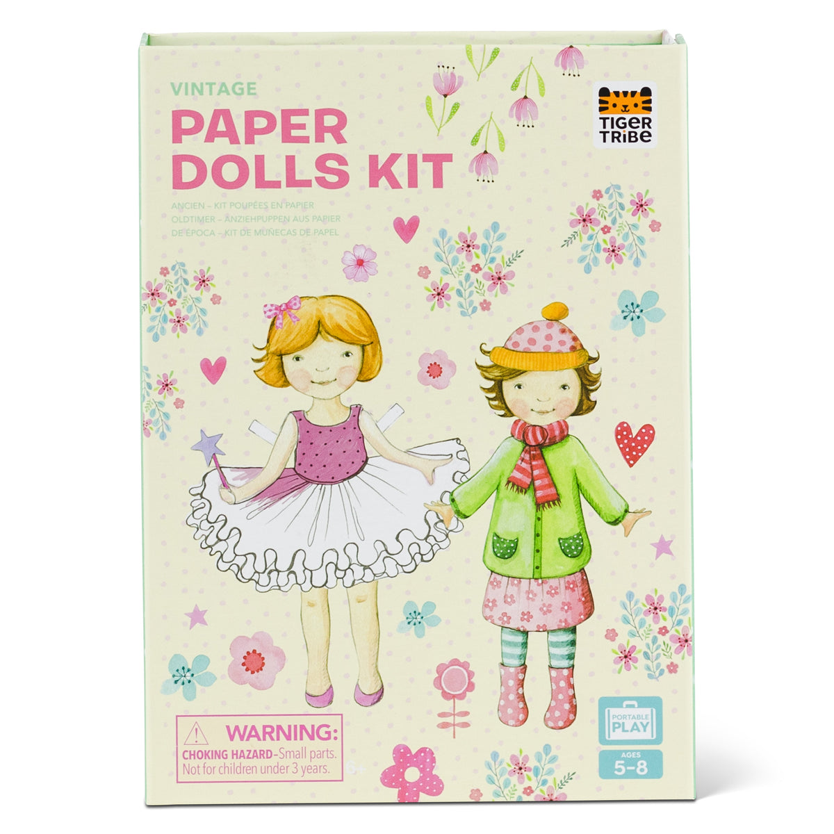 Tiger Tribe Paper Dolls Kit Vintage