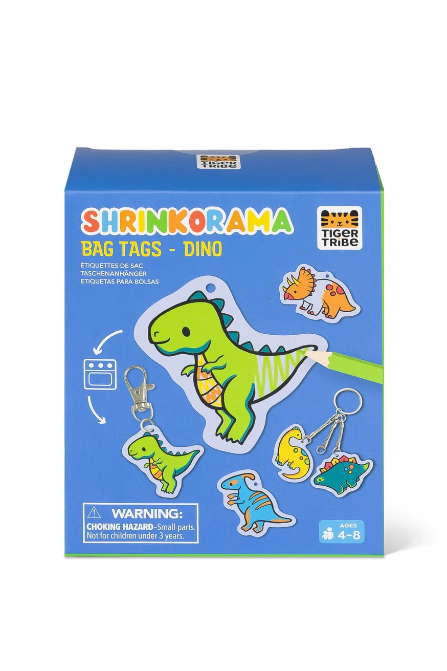 Tiger Tribe - Shrinkorama Bag Tags Dino