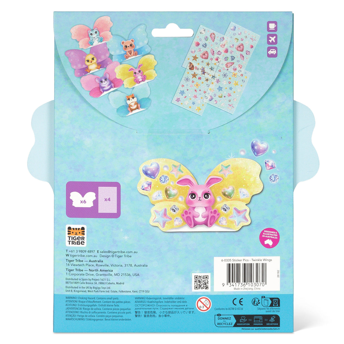 Tiger Tribe - Sticker Pics Twinkle Wings
