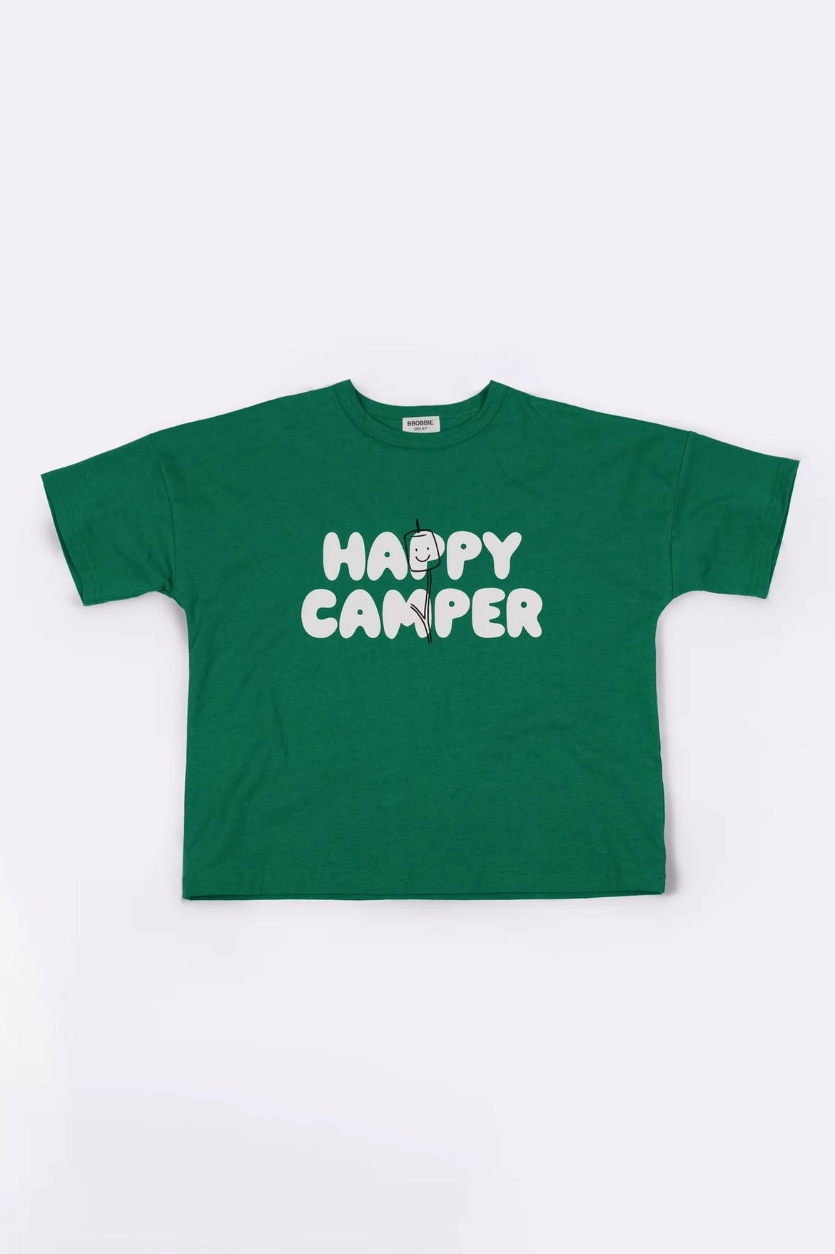 Bbobbie - Happy Camper Tee Green