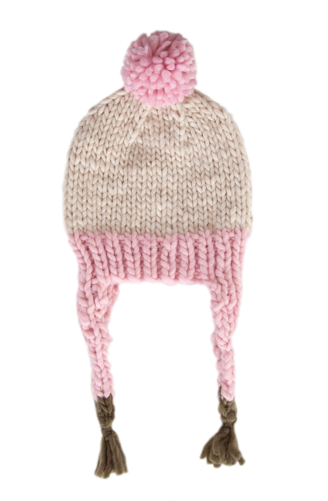 The Acorn earth blossom beanie on a white background.