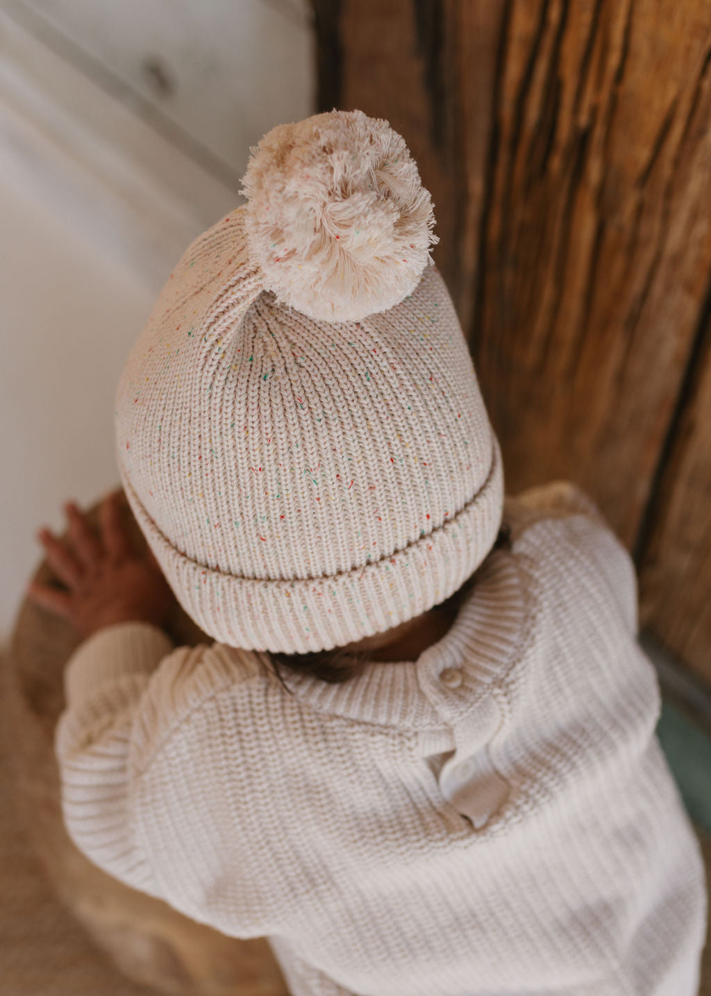 Acorn Kids - Stargaze Beanie Cream Speckle