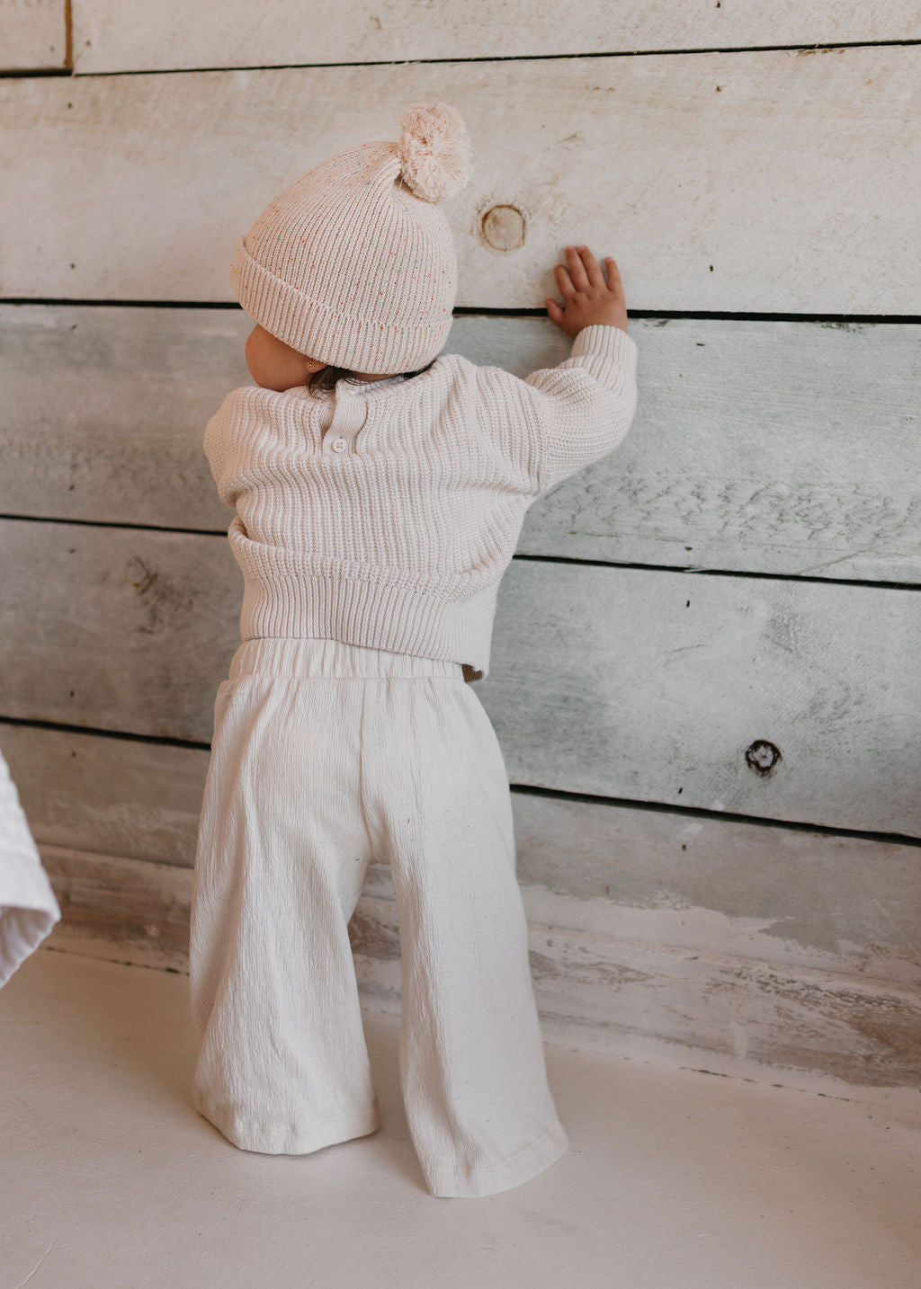 Acorn Kids - Stargaze Beanie Cream Speckle