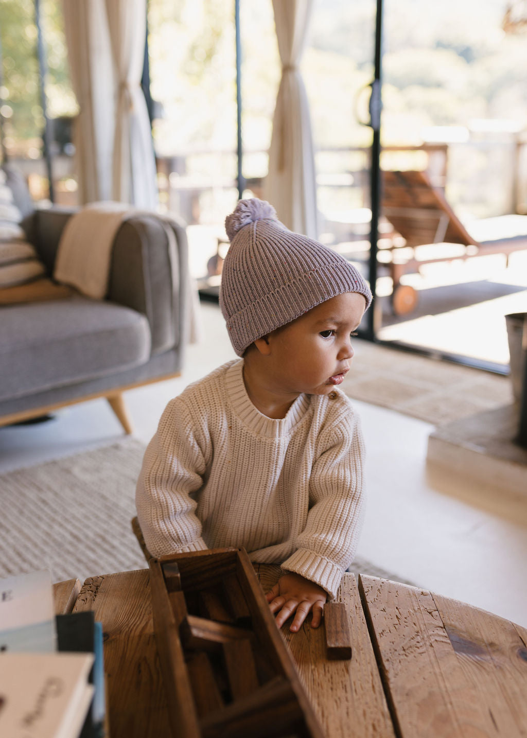 Acorn Kids - Stargaze Beanie Lavender Speckle
