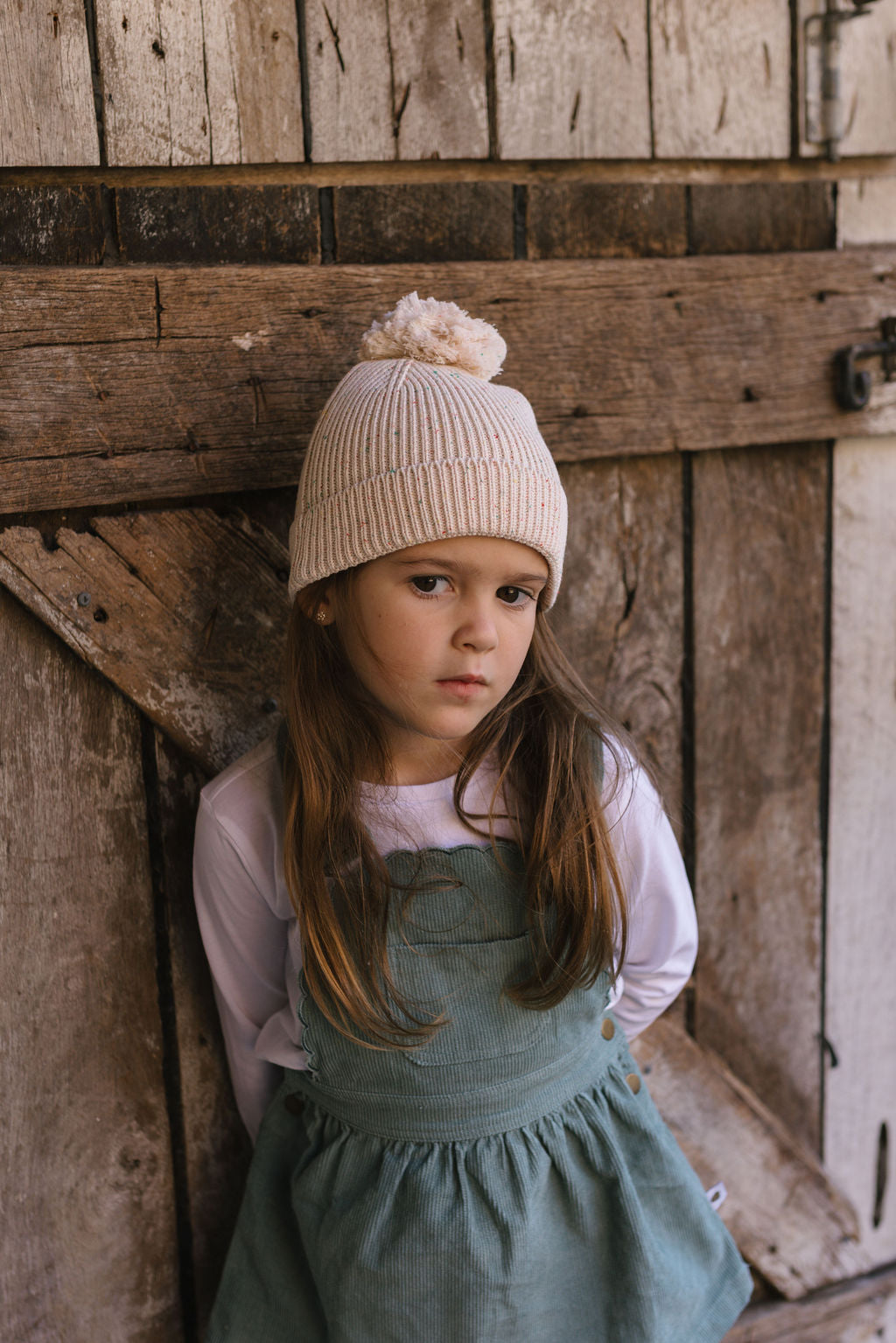 Acorn Kids - Stargaze Beanie Cream Speckle