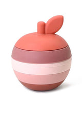 Apple stackie toy, shown as whole apple