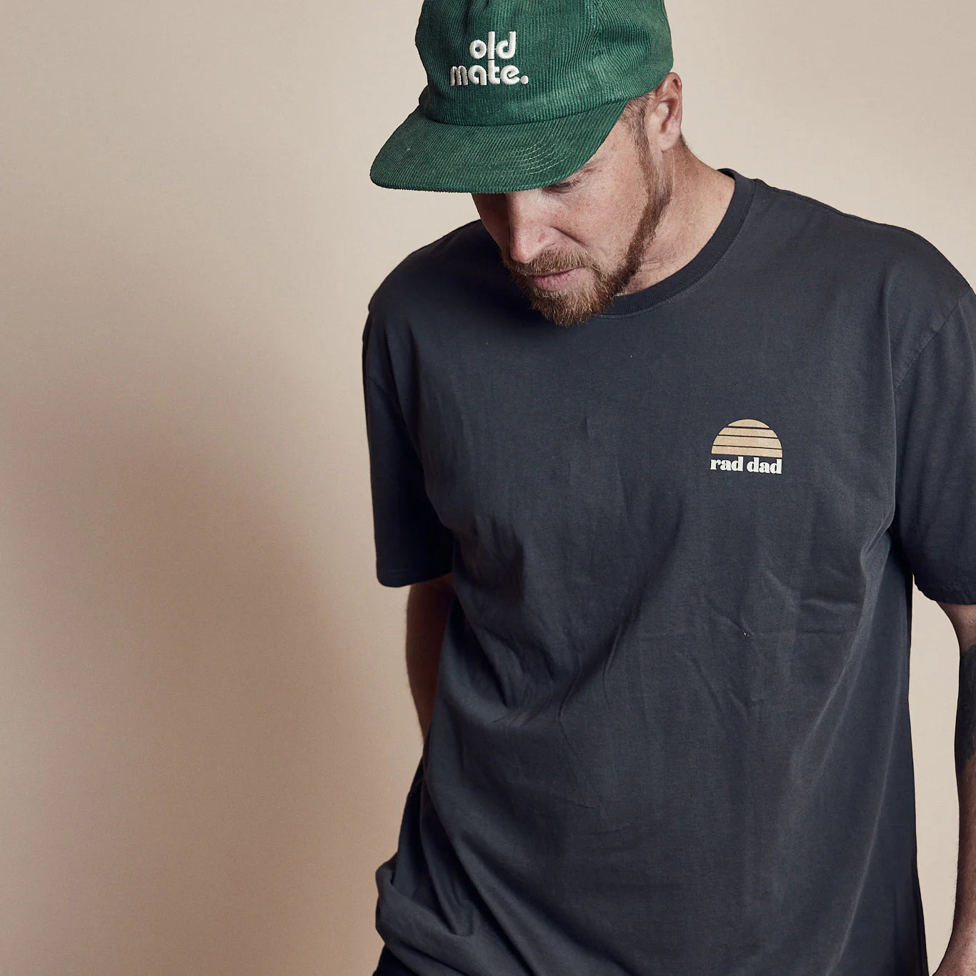 Banabae - Rad Dad Organic Cotton Tee Washed Black
