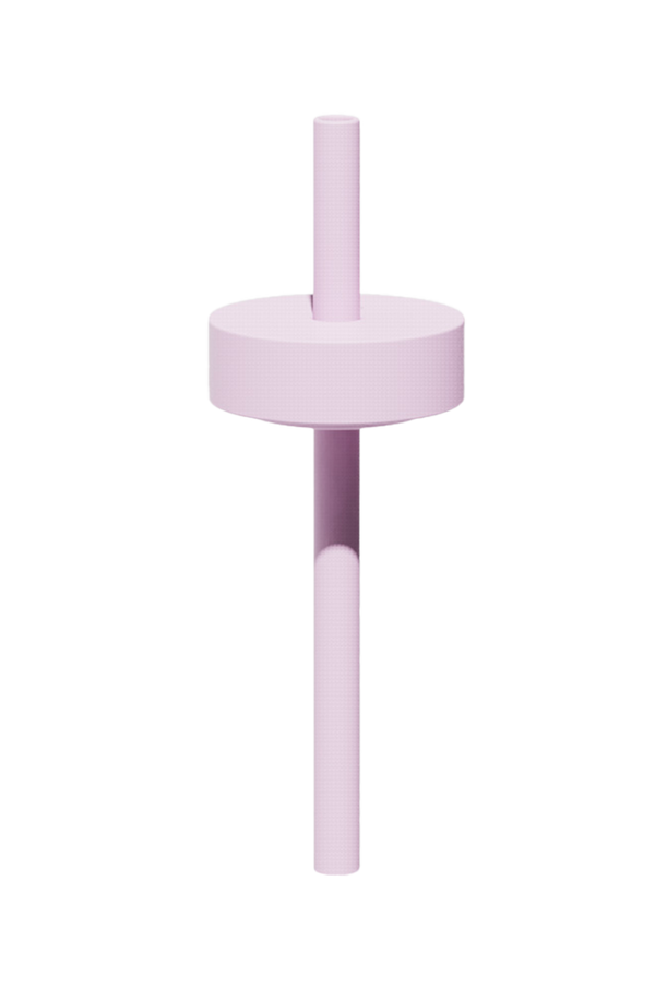 Mini Straw & Cap Lilac