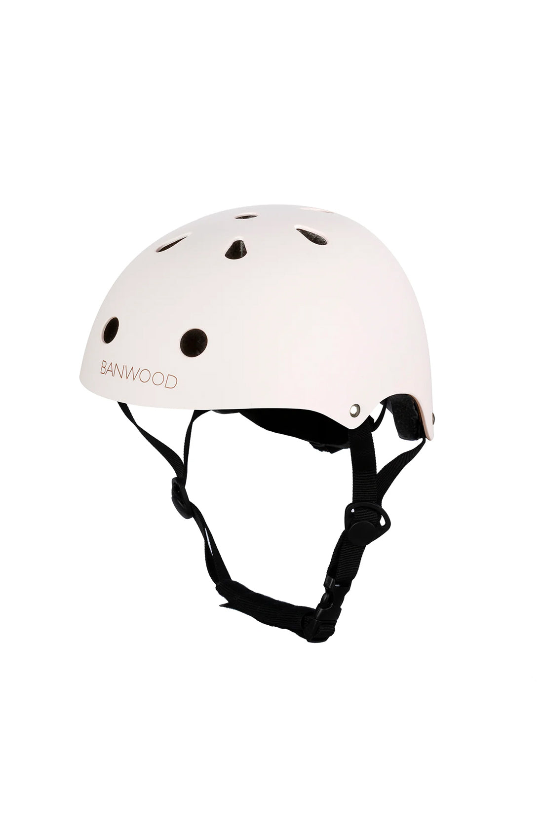 A banwood classic helmet in pink on a white background.