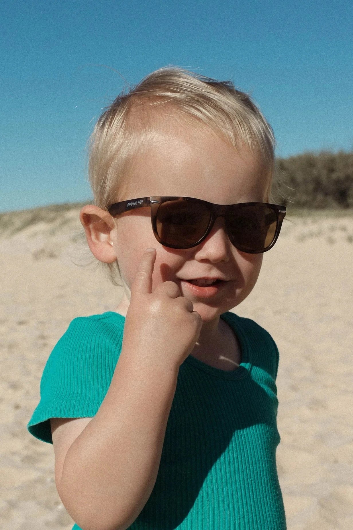 Baby Gadget Sunglasses Khaki Tortoise