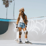 Skateboard Protective Gear Tan/Brown