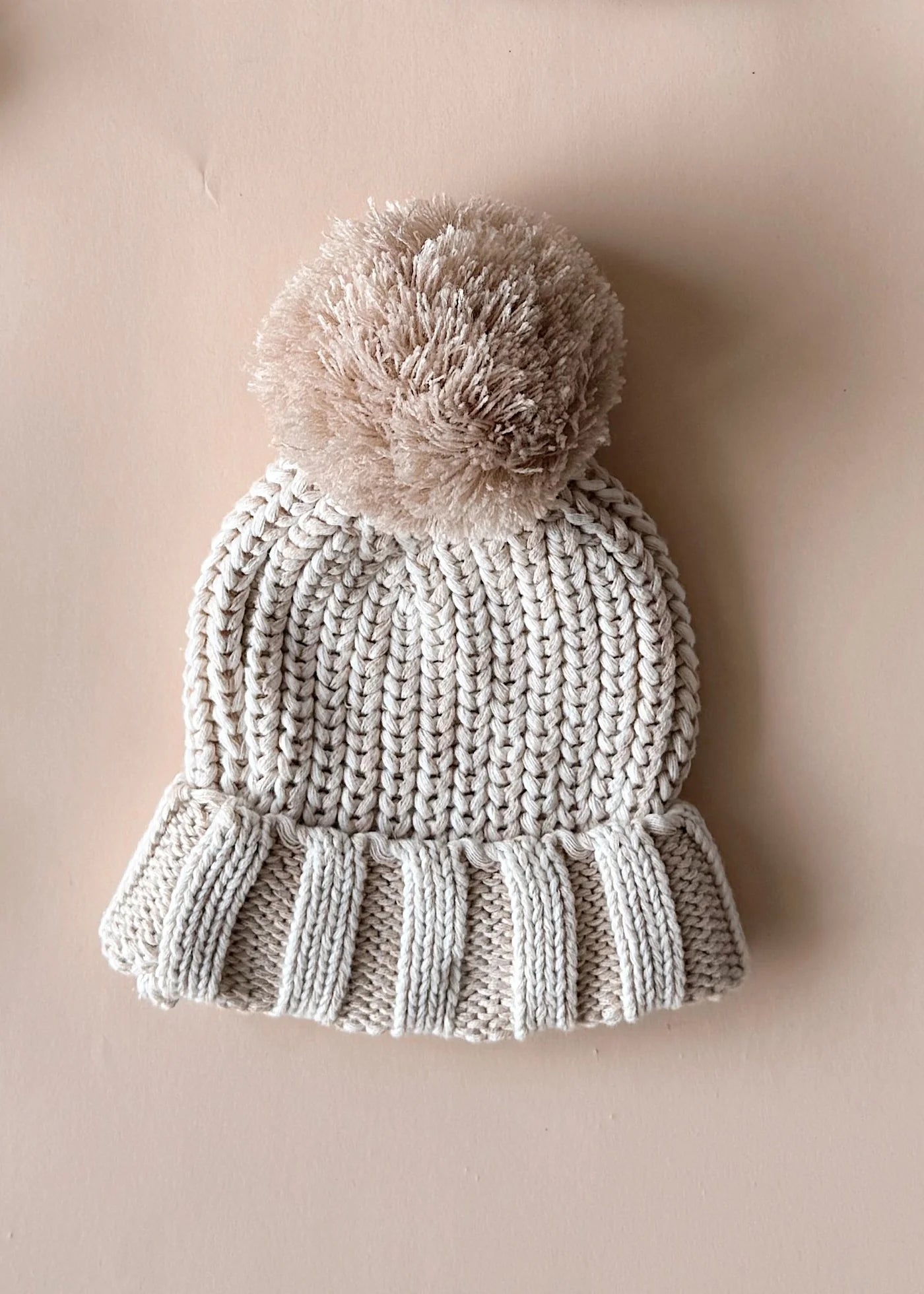 Freckles the Label - Chunky Cotton Beanie Oat