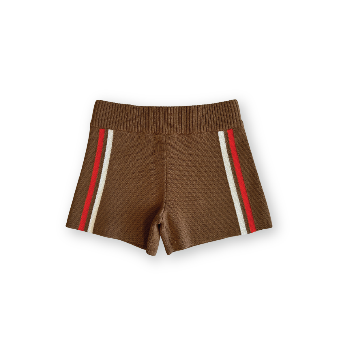Grown - Organic Milano Knit Shorts Brownie