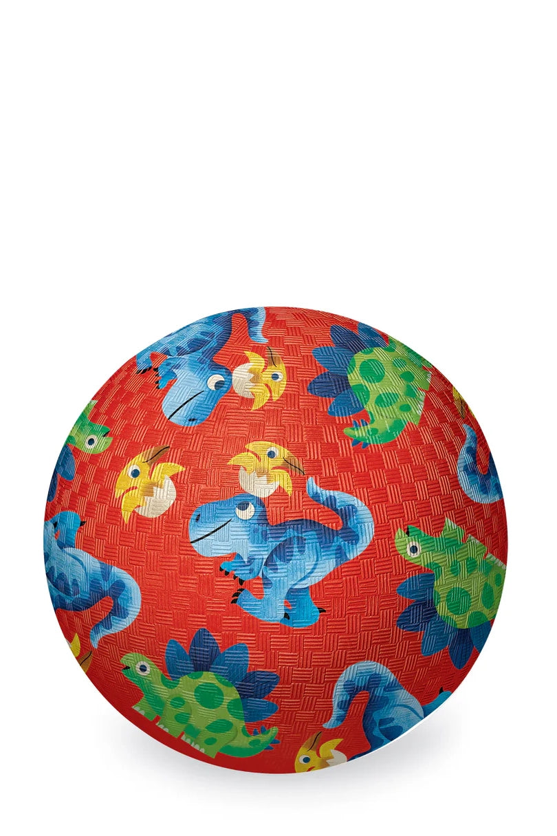 Crocodile Creek - 5 Inch Playground Ball Dino Friends (Red)