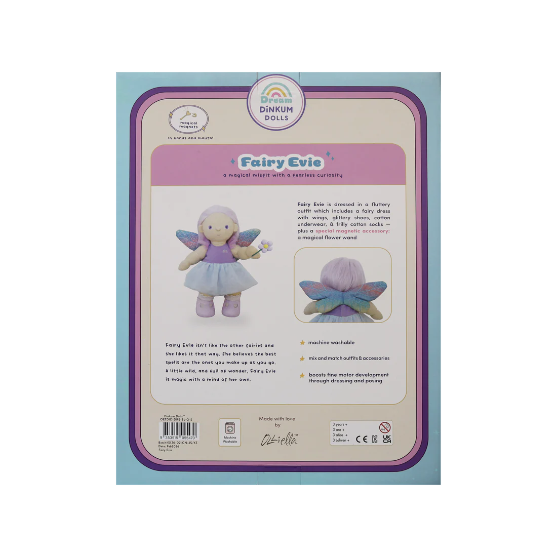 Dinkum Dolls - Dinkum Doll Fairy Evie