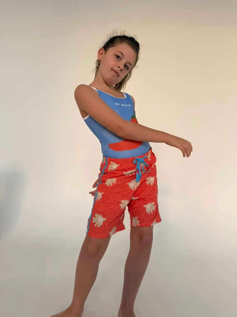 By Billie - Boardies Red/Stripe