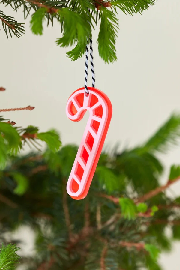 Hello Kit Co - Candy Cane Decoration Fizzy Pink