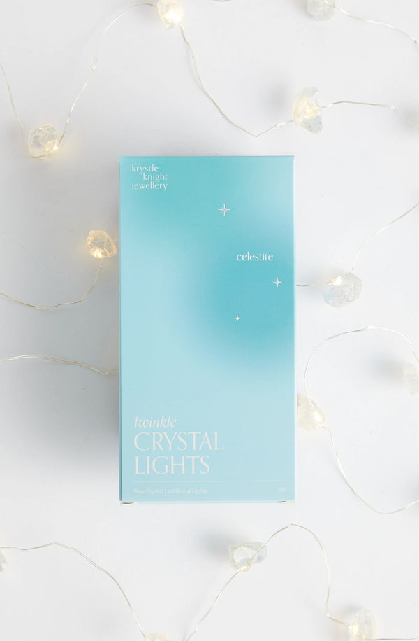 Twinkle Crystal Lights Celestite