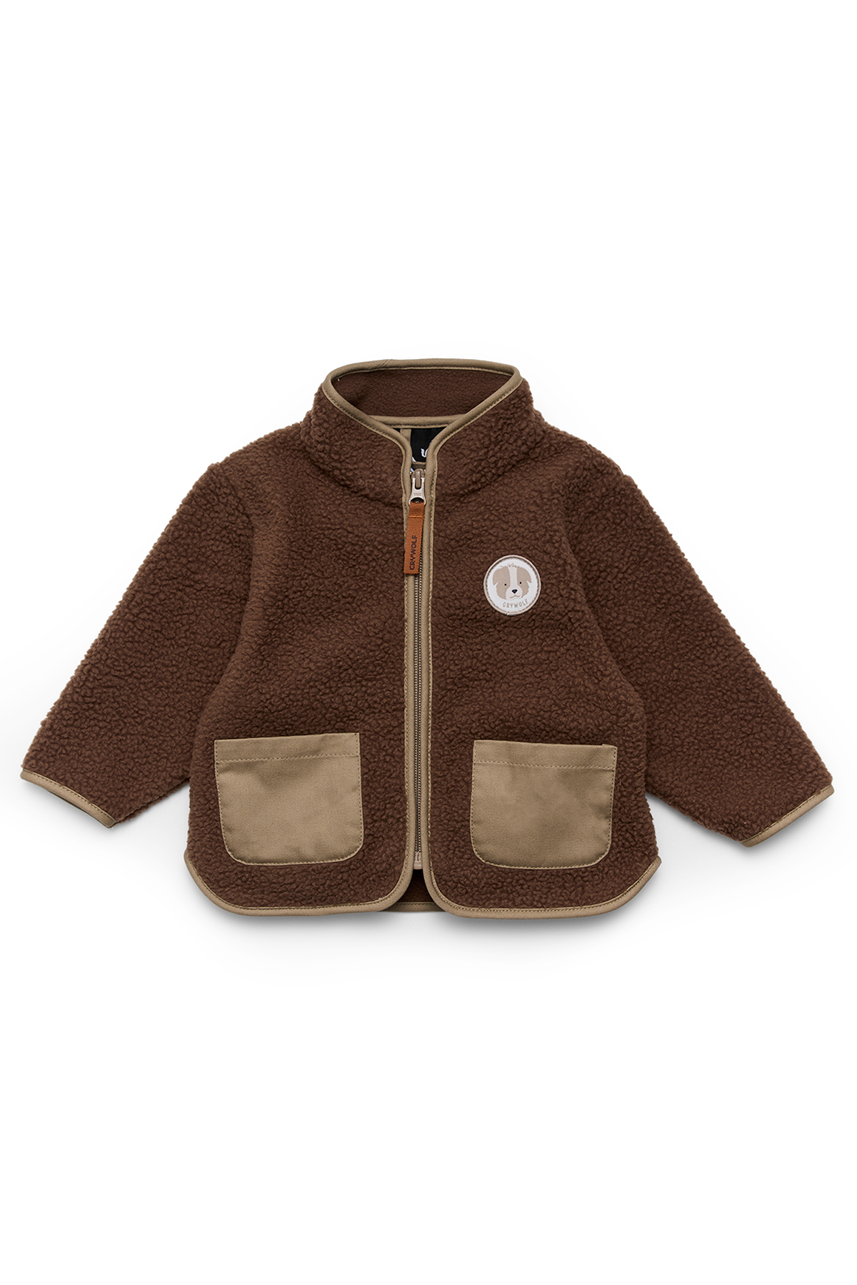Crywolf - Baby Sherpa Jacket Pinecone - Size 1