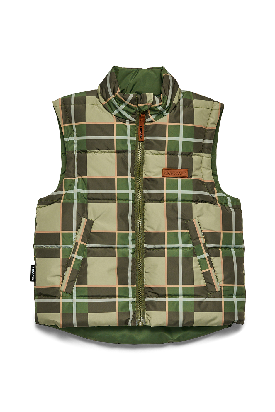 Crywolf - Reversible Eco-Vest Field Plaid